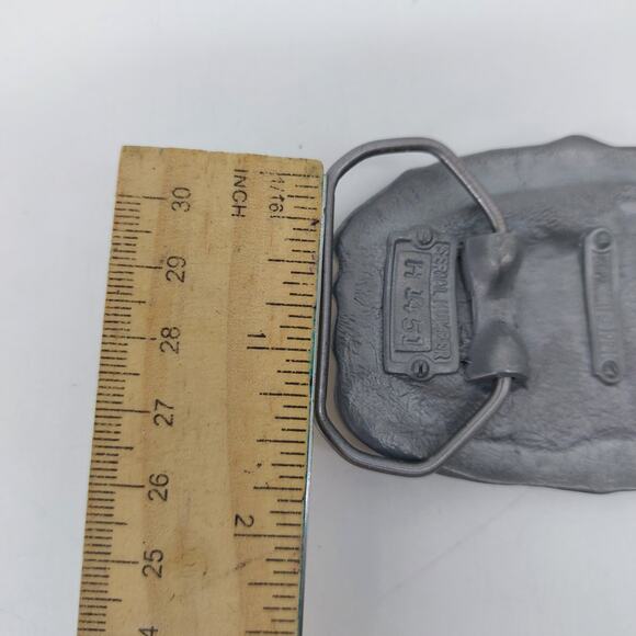 Proud to Be A Farmer Belt Buckle Red Barn House Western Cowboy-Core - Picture 7 of 8